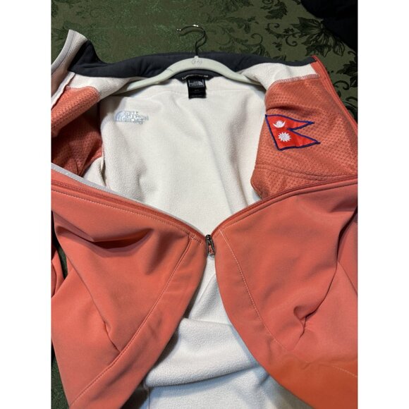 The North Face Orange Apex Bionic Fleece Jacket M 7 summits project 200 Everest - Picture 6 of 6